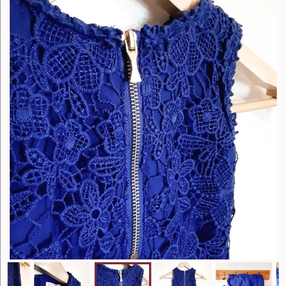 royal blue toddler dress